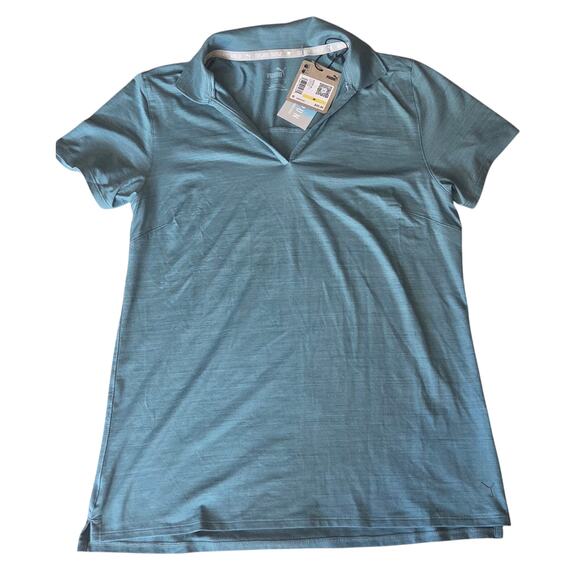 NWT Puma Cloudspun Coast Polo Color Blue Heather Size Medium - Picture 1 of 7